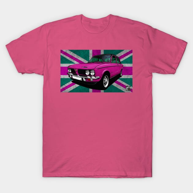 Geo3Doodles Triumph Dolomite Sprint Doodle T-Shirt by Geo3doodles